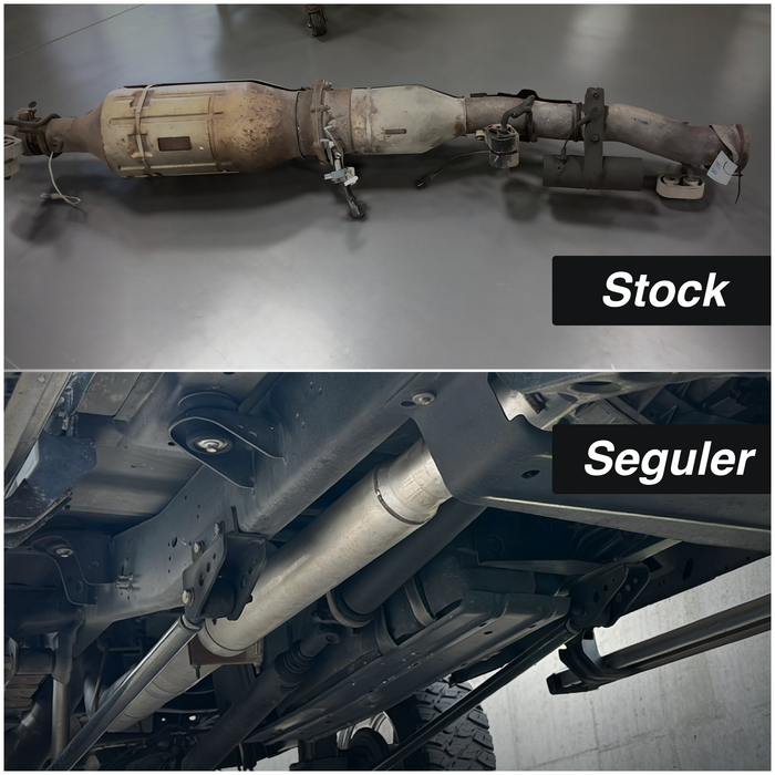 For 2008-2010 6.4L Ford F250 F350 F450 F550 Powerstroke 4inch Cat & DPF Delete Pipe