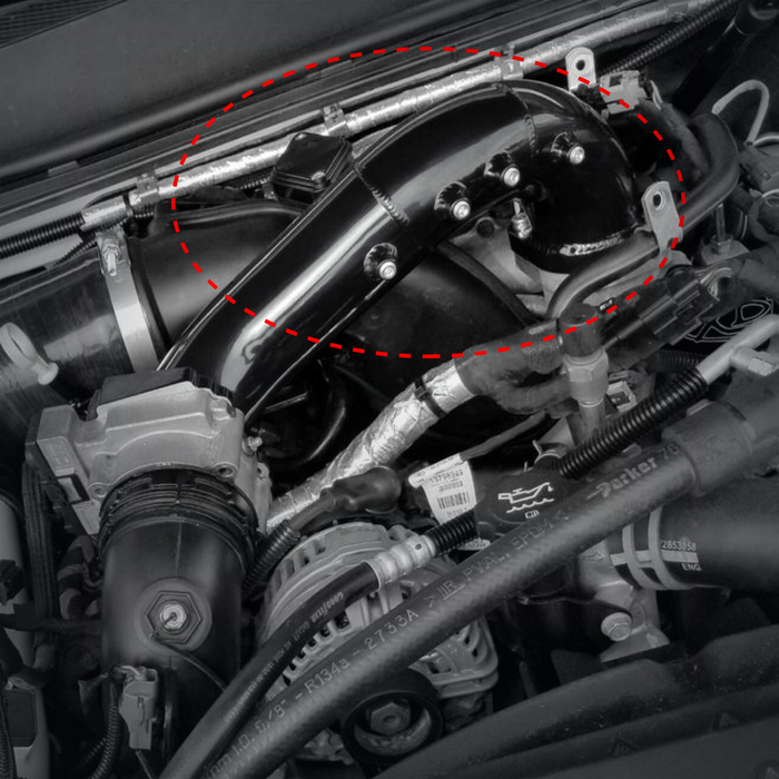 Seguler 2011-2015 6.6L GMC Chevrolet Duramax LML Diesel Intake Elbow Bridge & EGR Valve Cooler Delete Kit