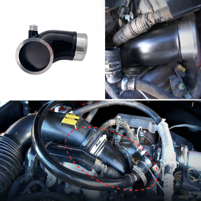 For 2004.5-2005 6.6L Chevrolet GMC Duramax LLY Diesel High Flow Turbo Intake Elbow