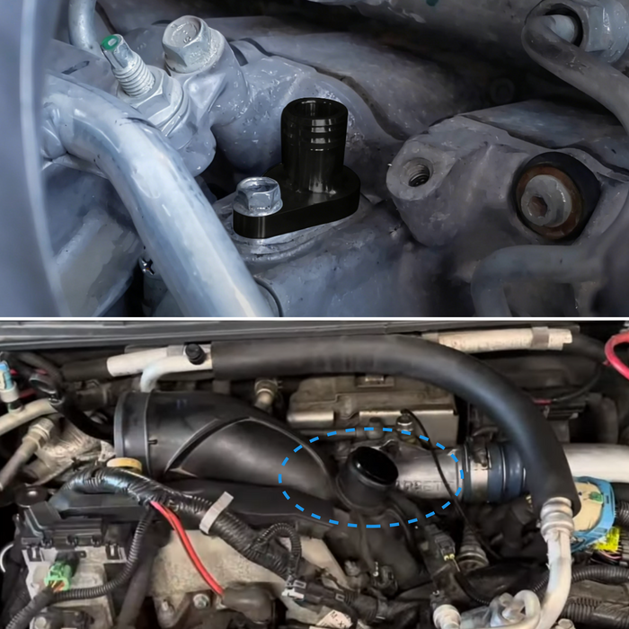 Piping Reroute 2004-2010 6.6L Duramax Turbo Piping Kit CCV PCV Reroute Kit | Seguler ...