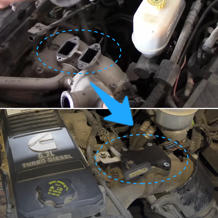 4" DPF/DEF/EGR/CCV Delete All-in-One Kit for 2007-2009 6.7L Ram Cummins