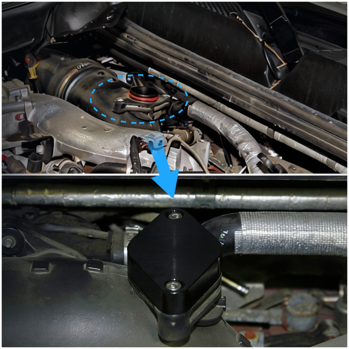 Seguler CCV PCV ReRoute Delete Kit for 2011-2016 6.6L Chevy Duramax LML