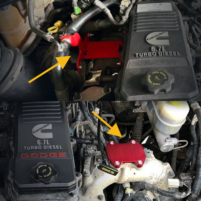 Seguler 4"/5" DPF Delete Dp-Back pipe & EGR Delete Kit for 2019-2024 6.7L Ram