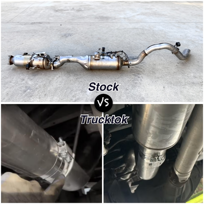 Seguler 2013-2018 6.7L Ram Cummins Diesel 5" Turbo Back DPF Delete Pipe