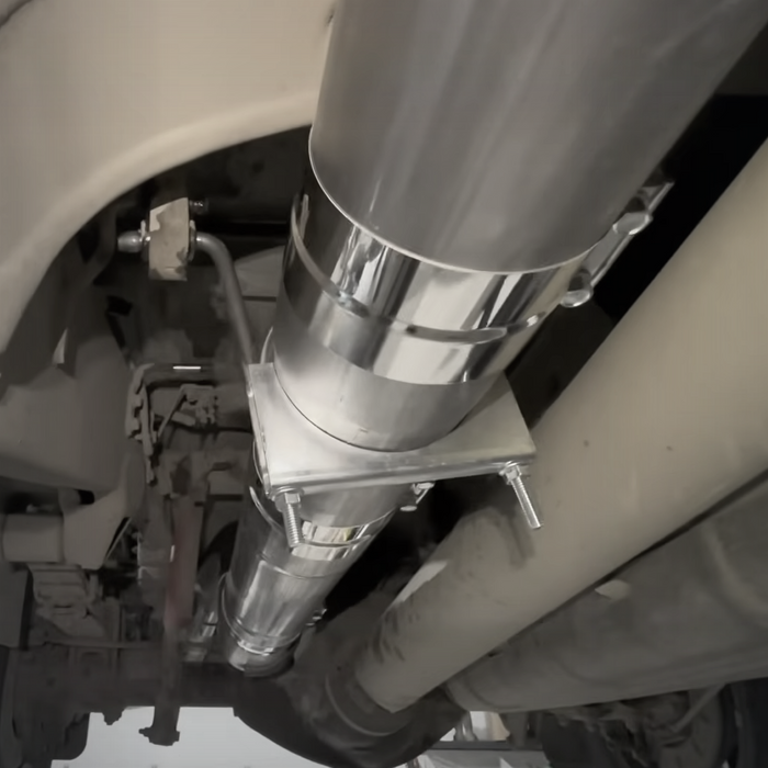 Seguler 4" DP-Back DPF delete Pipe & EGR/CCVDelete Kit for 2011-2015 LML 6.6L Duramax