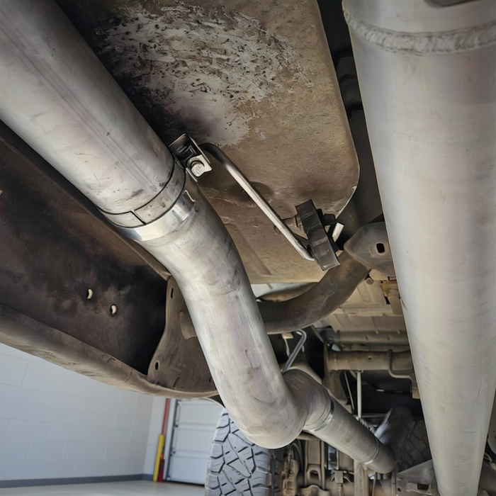 Seguler 4" Downpipe Back DPF Delete Pipe for 2001-2007 6.6L GM Duramax LB7 LLY LBZ