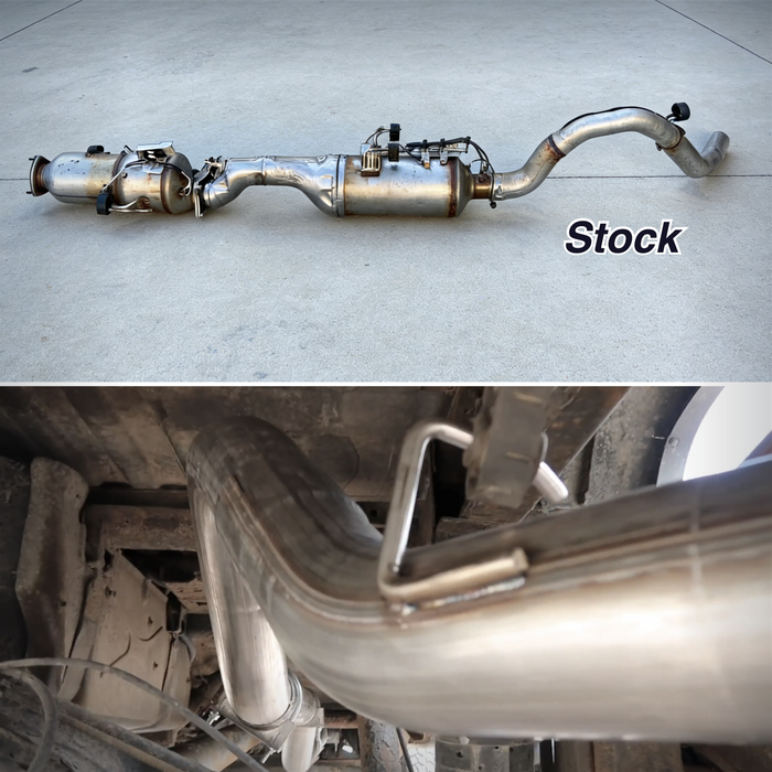 2010-2012 6.7L Ram Cummins 4" DPF/DEF/EGR/CCV Delete All-in-One Kit