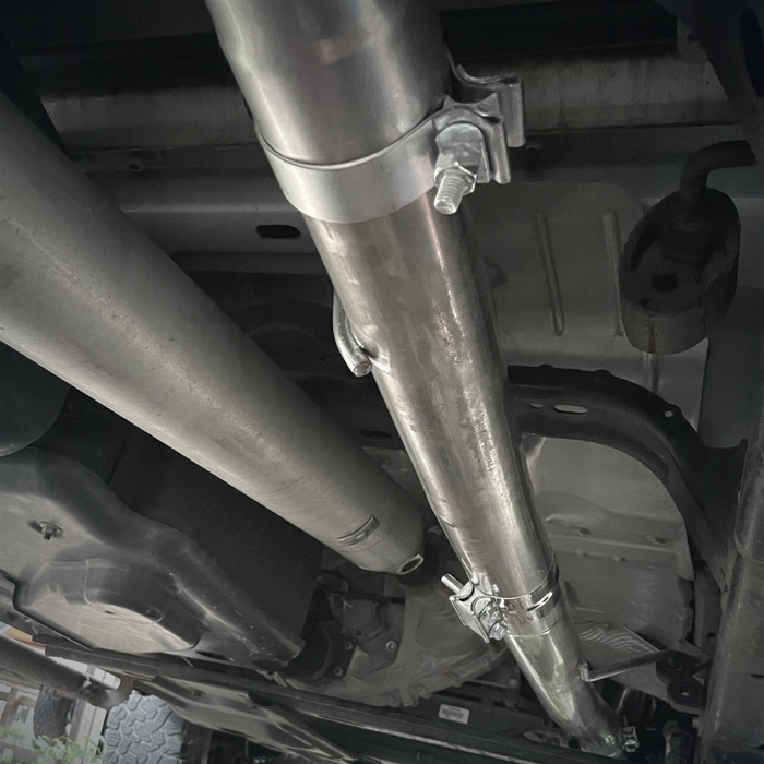 Seguler 4" Turbo-Back DPF Delete Race Pipe for 2010-2012 6.7 Dodge Ram Cummins