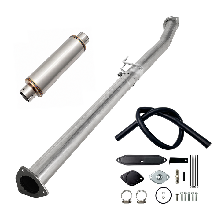 Seguler EGR & 4"/5" DPF Delete Pipe Kit for 2003-2023 6.0L 6.4L 6.7L Ford Powerstroke