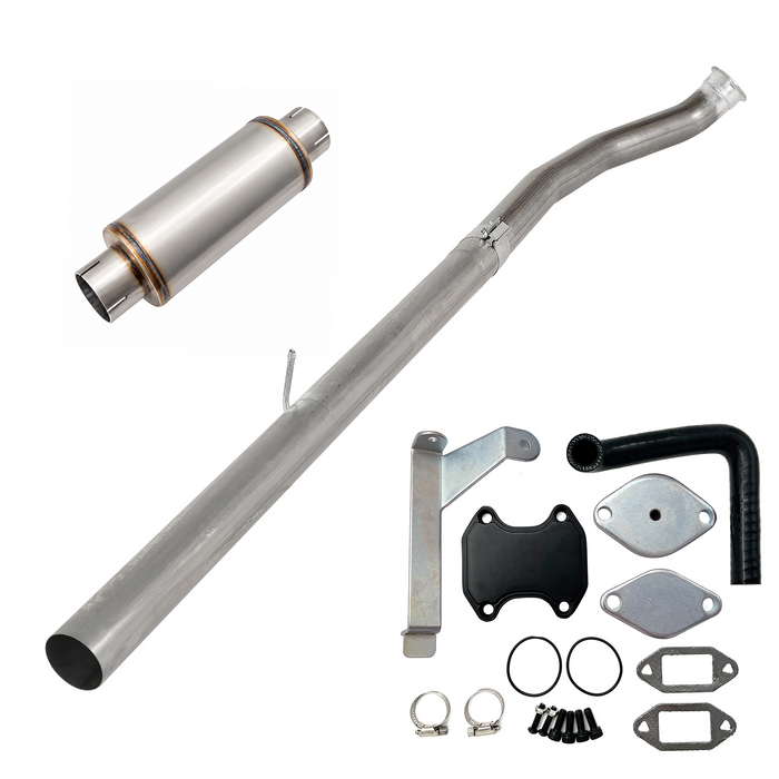 Seguler EGR & 4"/5" DPF Delete Pipe Kit for 2007-2024 6.7L Dodge Ram Cummins