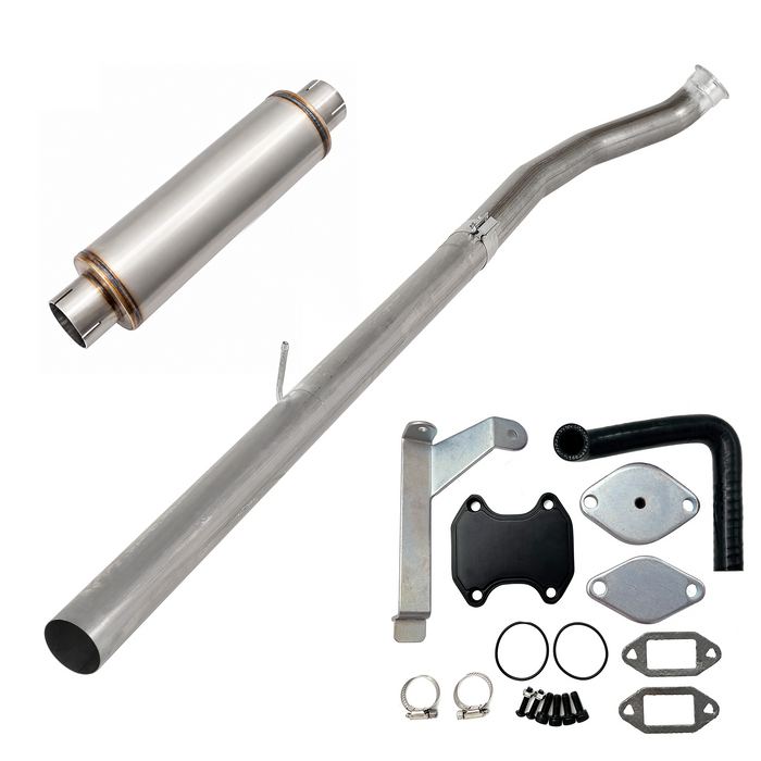 Seguler EGR & 4"/5" DPF Delete Pipe Kit for 2007-2024 6.7L Dodge Ram Cummins