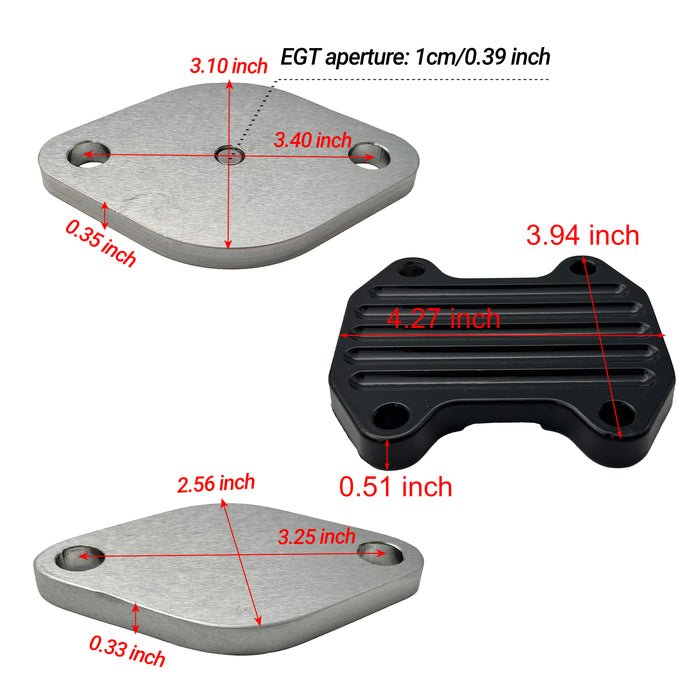 Seguler 2013-2018 6.7L Dodge Ram Cummins Diesel EGR Cooler Valve Delete Kit
