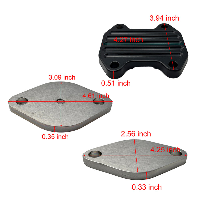 4" DPF/EGR/CCV Delete All-in-One Kit for 2013-2018 6.7L Ram Cummins
