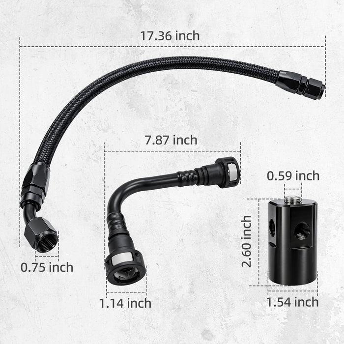 Seguler CP4 Disaster Prevention Bypass Kit for 6.7L 2011-2016 Ford F250 F350 F450 F550