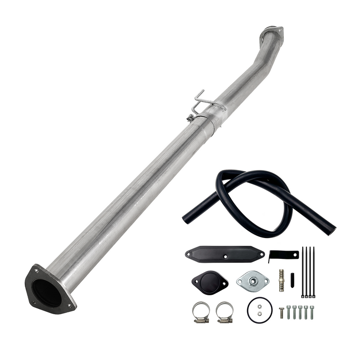 Seguler EGR & 4"/5" DPF Delete Pipe Kit for 2003-2023 6.0L 6.4L 6.7L Ford Powerstroke
