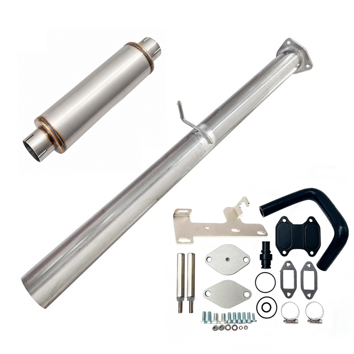 Seguler EGR & 4"/5" DPF Delete Pipe Kit for 2007-2024 6.7L Dodge Ram Cummins