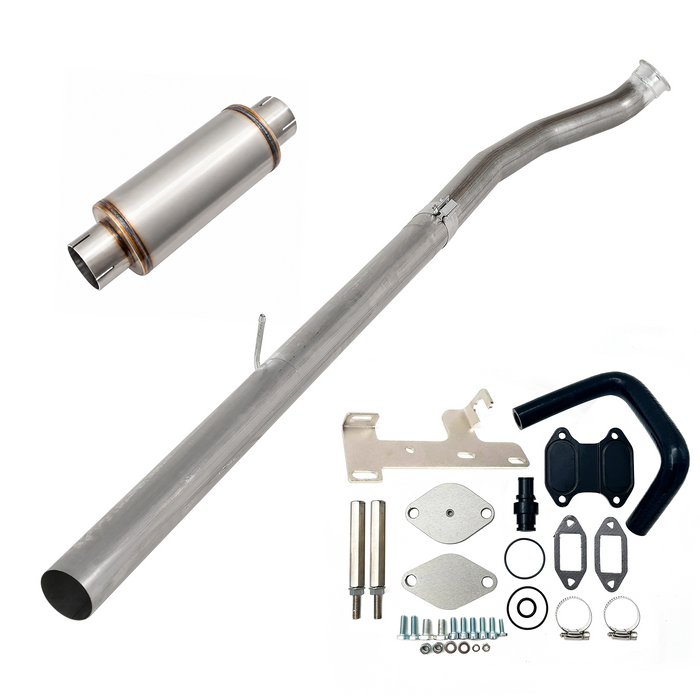 Seguler EGR & 4"/5" DPF Delete Pipe Kit for 2007-2024 6.7L Dodge Ram Cummins