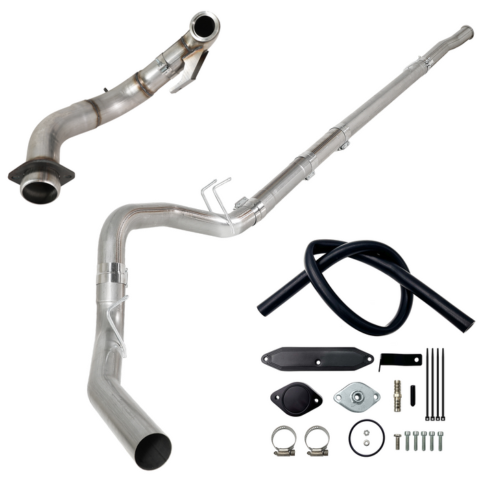 Seguler EGR & 4"/5" DPF Delete Pipe Kit for 2003-2023 6.0L 6.4L 6.7L Ford Powerstroke