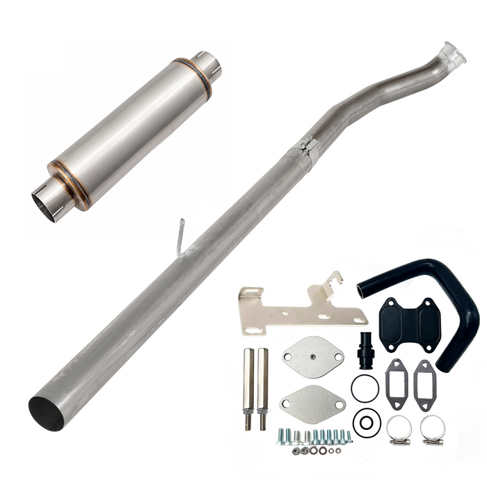 Seguler EGR & 4"/5" DPF Delete Pipe Kit for 2007-2024 6.7L Dodge Ram Cummins
