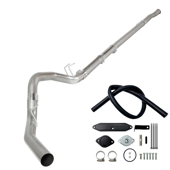 Seguler EGR & 4"/5" DPF Delete Pipe Kit for 2003-2023 6.0L 6.4L 6.7L Ford Powerstroke