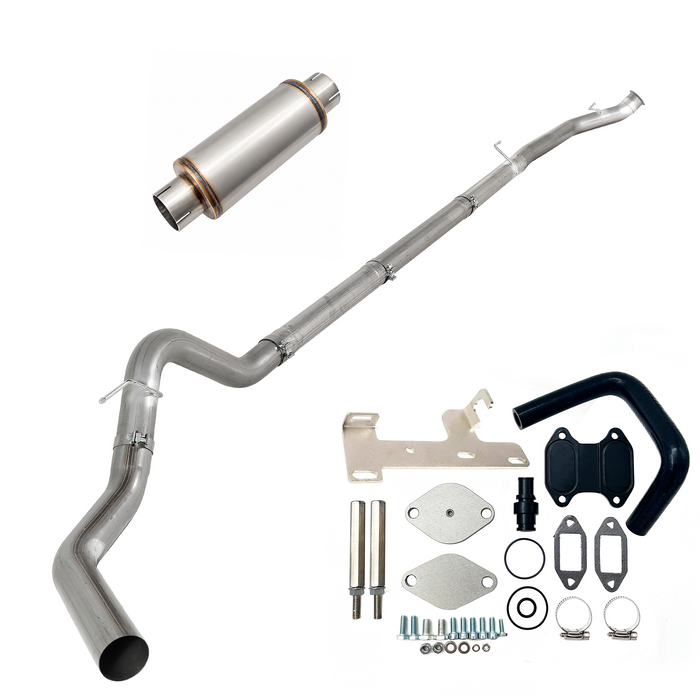 Seguler EGR & 4"/5" DPF Delete Pipe Kit for 2007-2024 6.7L Dodge Ram Cummins