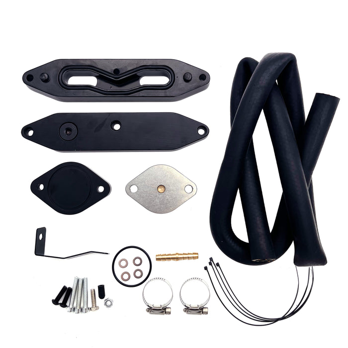 Seguler 4" Cat & DPF Delete Pipe & EGR Cooler Delete Kit for 2011-2023 6.7L Ford