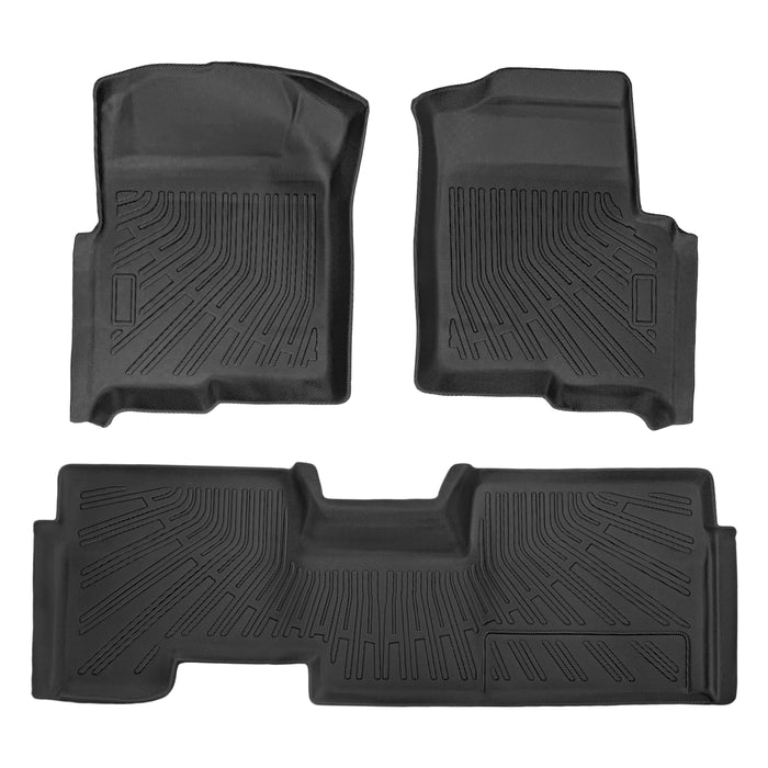 Seguler All-Weather TPE Floor Mats for 2009-2014 Ford F150 SuperCab