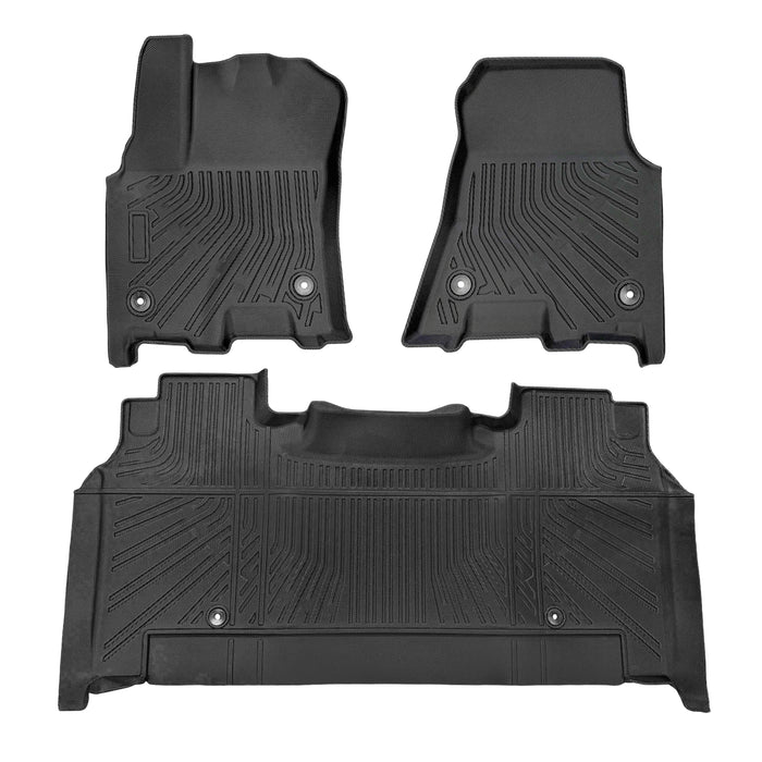 Seguler All-Weather TPE Floor Mats for 2025-2026 Dodge Ram 1500 Crew Cab with Storage