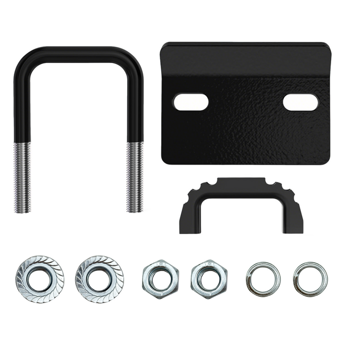 Seguler 2" Receiver Ball Mount with Lock  Includes 3/4" Shackle Rated 50,600 lbs Ultimate Strength for Heavy Duty Trucks
