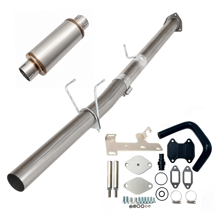 Seguler EGR & 4"/5" DPF Delete Pipe Kit for 2007-2024 6.7L Dodge Ram Cummins