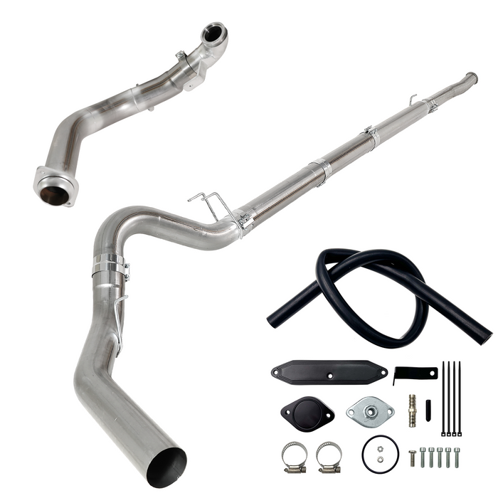 Seguler EGR & 4"/5" DPF Delete Pipe Kit for 2003-2023 6.0L 6.4L 6.7L Ford Powerstroke