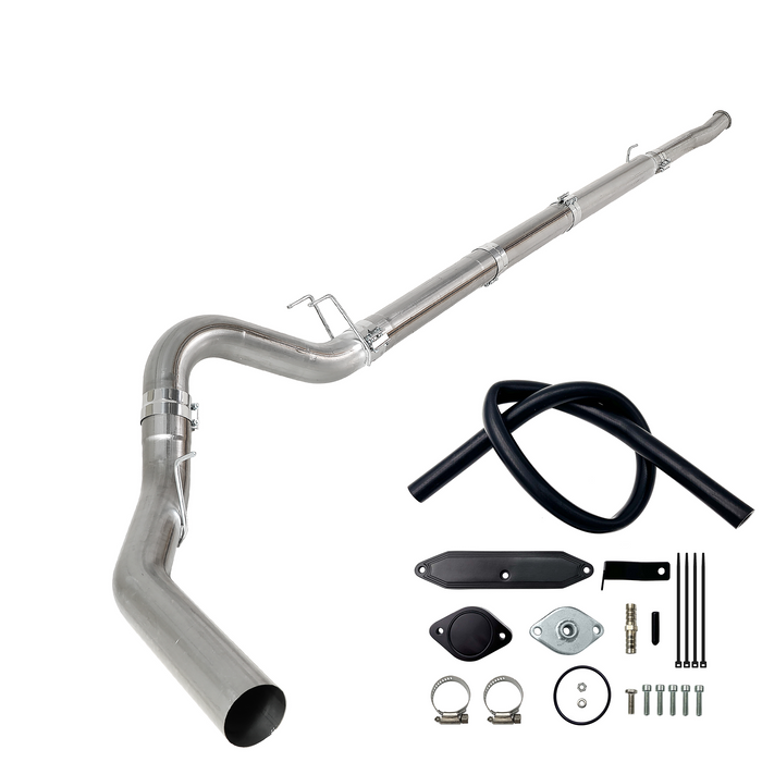 Seguler EGR & 4"/5" DPF Delete Pipe Kit for 2003-2023 6.0L 6.4L 6.7L Ford Powerstroke