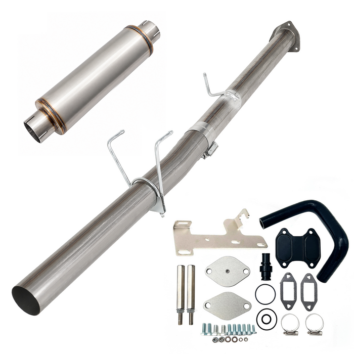 Seguler EGR & 4"/5" DPF Delete Pipe Kit for 2007-2024 6.7L Dodge Ram Cummins