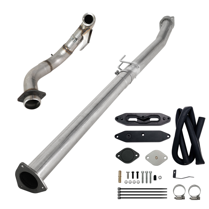 Seguler EGR & 4"/5" DPF Delete Pipe Kit for 2003-2023 6.0L 6.4L 6.7L Ford Powerstroke
