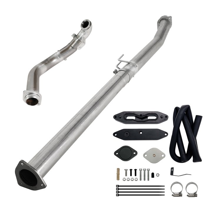 Seguler EGR & 4"/5" DPF Delete Pipe Kit for 2003-2023 6.0L 6.4L 6.7L Ford Powerstroke