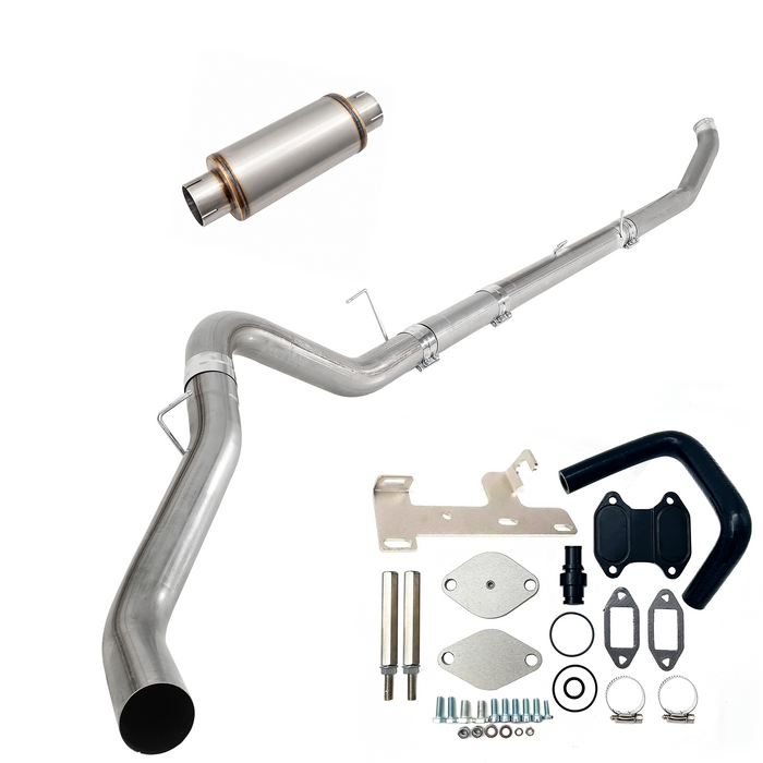 Seguler EGR & 4"/5" DPF Delete Pipe Kit for 2007-2024 6.7L Dodge Ram Cummins