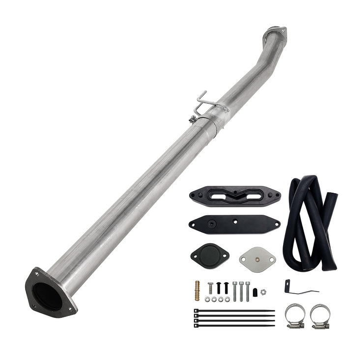 Seguler EGR & 4"/5" DPF Delete Pipe Kit for 2003-2023 6.0L 6.4L 6.7L Ford Powerstroke