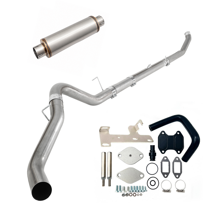 Seguler EGR & 4"/5" DPF Delete Pipe Kit for 2007-2024 6.7L Dodge Ram Cummins