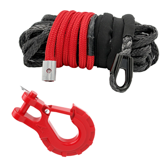 Seguler Winch Essentials Bundle Synthetic Line Hook & Dampener Kit