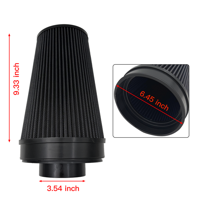 Seguler Cold Air Intake w/Heat Shield for 2009-2013 4.8L 5.3L 6.0L Chevy GMC 1500