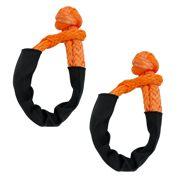 Seguler 1/2" x 22" Heavy Duty Synthetic Soft Shackle 33,000 lbs Break Strength with Extra Protection Sleeves