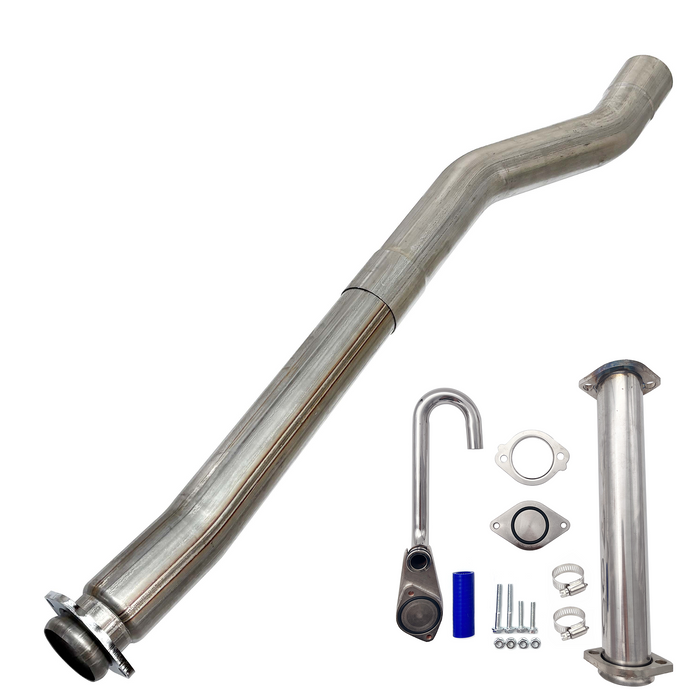 Seguler EGR & 4"/5" DPF Delete Pipe Kit for 2003-2023 6.0L 6.4L 6.7L Ford Powerstroke