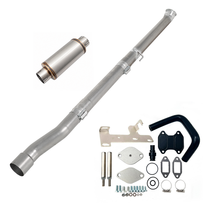 Seguler EGR & 4"/5" DPF Delete Pipe Kit for 2007-2024 6.7L Dodge Ram Cummins