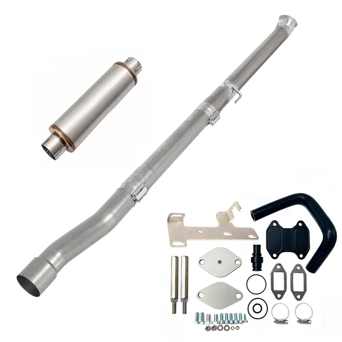 Seguler EGR & 4"/5" DPF Delete Pipe Kit for 2007-2024 6.7L Dodge Ram Cummins