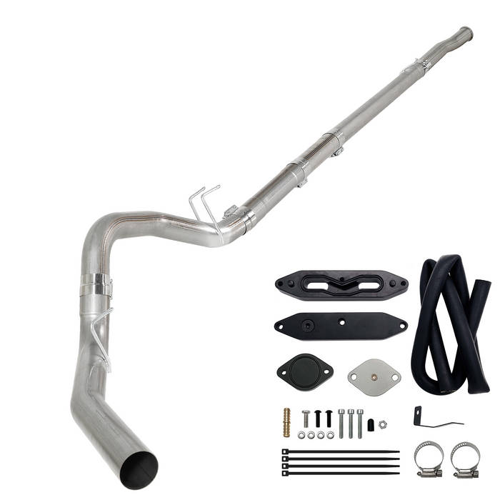 Seguler EGR & 4"/5" DPF Delete Pipe Kit for 2003-2023 6.0L 6.4L 6.7L Ford Powerstroke