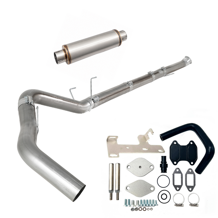 Seguler EGR & 4"/5" DPF Delete Pipe Kit for 2007-2024 6.7L Dodge Ram Cummins