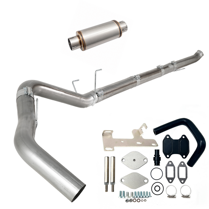 Seguler EGR & 4"/5" DPF Delete Pipe Kit for 2007-2024 6.7L Dodge Ram Cummins