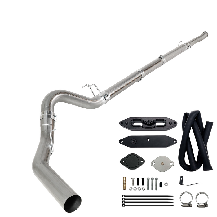 Seguler EGR & 4"/5" DPF Delete Pipe Kit for 2003-2023 6.0L 6.4L 6.7L Ford Powerstroke