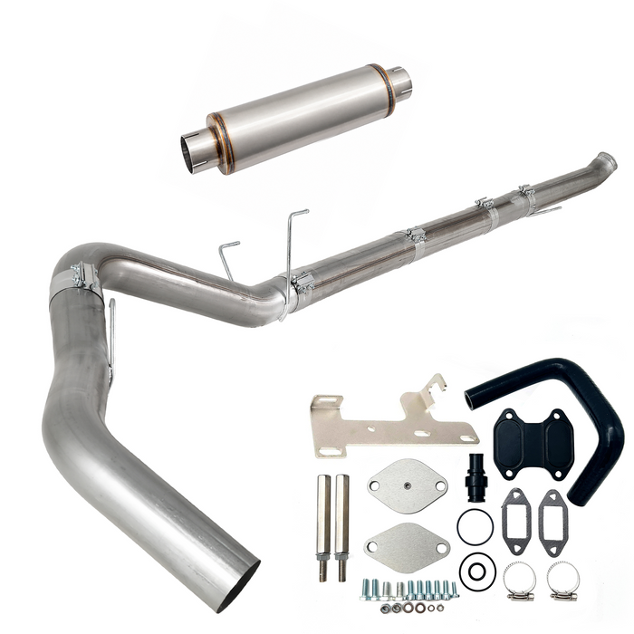 Seguler EGR & 4"/5" DPF Delete Pipe Kit for 2007-2024 6.7L Dodge Ram Cummins