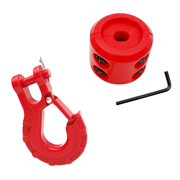 Seguler Winch Essentials Bundle Synthetic Line Hook & Dampener Kit